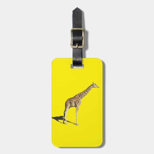 Giraffe Gepäckanhänger (Vorderseite vertikal)