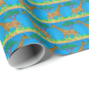 Giraffe - Geschenkpapier