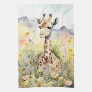 Giraffe Geschirrtuch