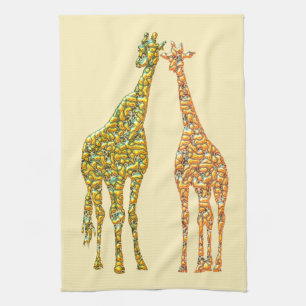 Giraffe Geschirrtuch