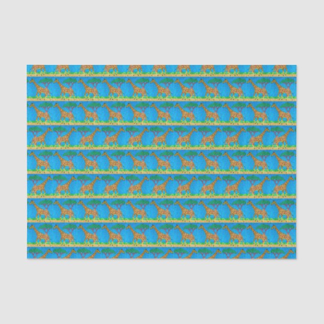 Giraffe - Gewebepapier Seidenpapier (Vorderseite)