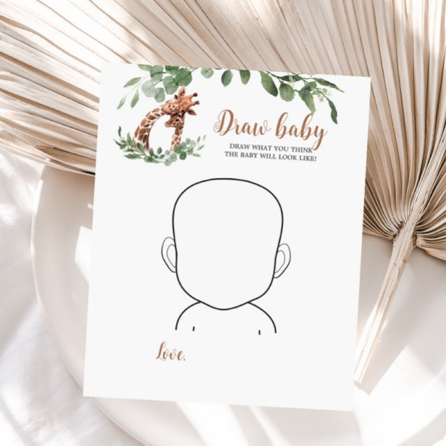 Giraffe Gezeichnet Kinderspiel (Von Creator hochgeladen)