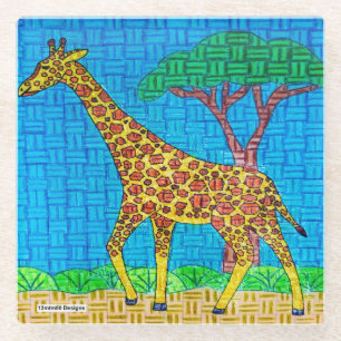 Giraffe - Glasuntersetzer