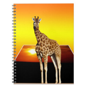Giraffe Golden Sunshine, Notebook Notizblock