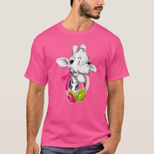 Giraffe Graphic Niedlich Giraffe Cooles Tier T-Shirt