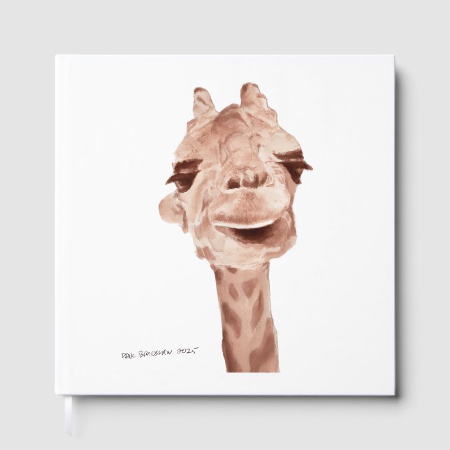giraffe guest book gästebuch (Vorderseite)