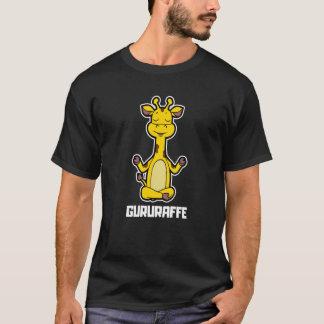 Giraffe Guruaffe Yoga Tier Yoga Position Vintage T-Shirt