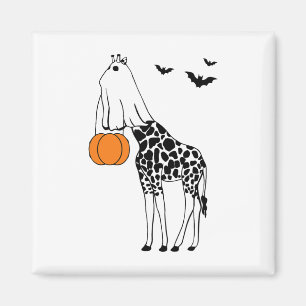Giraffe Halloween Funny Halloween Outfit Kostüme Magnet