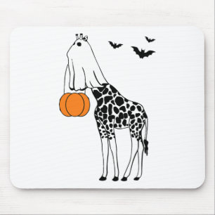 Giraffe Halloween Funny Halloween Outfit Kostüme Mousepad
