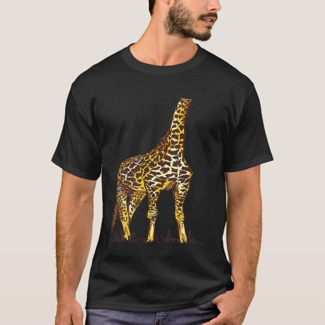 Giraffe Halloween-Kostüm für Mädchen T-Shirt (Vorderseite)