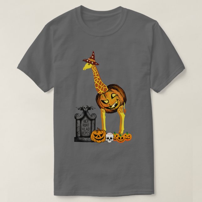 Giraffe Halloween-Kostüm T-Shirt (Design vorne)