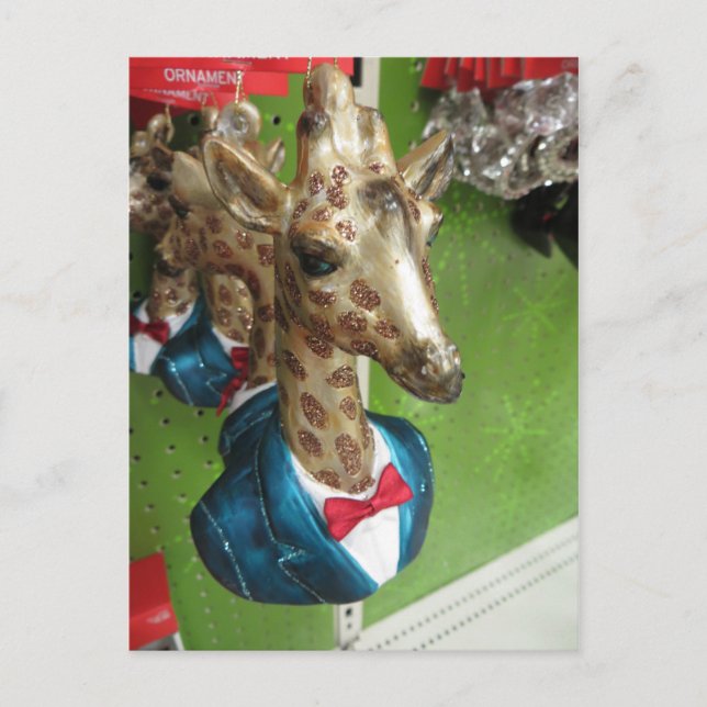 Giraffe Head Postkarte (Vorderseite)