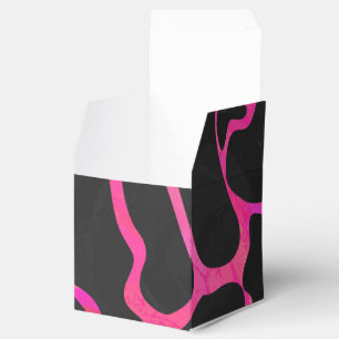 Giraffe Heiß rosa und Schwarz Geschenkschachtel