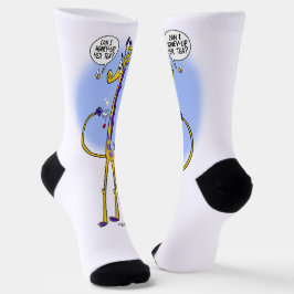 GIRAFFE & HONEYBEE TEA von Jeff Willis Socken