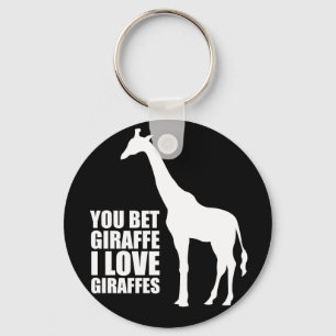 Giraffe I Liebe Giraffen Schlüsselkette Schlüsselanhänger