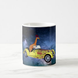 Giraffe im All Kaffeetasse