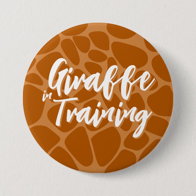 Giraffe im Button Training (Vorderseite)