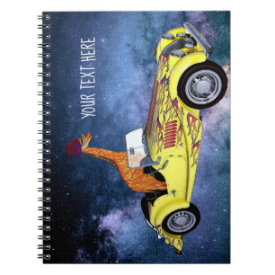 Giraffe im Space Custom Foto Notebook Notizblock