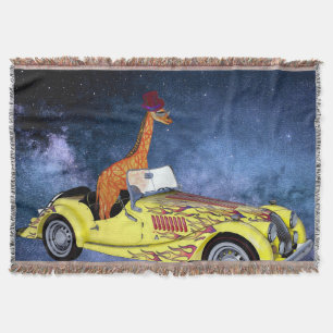 Giraffe im Weltraumwirbel Decke