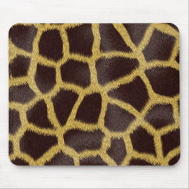 Giraffe Imitate Fur Maus Pad Mousepad