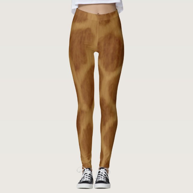 Giraffe Imprimer Leggings Motifs (Devant)