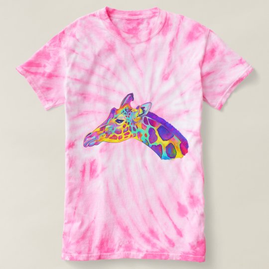 Giraffe in den Farben T-shirt