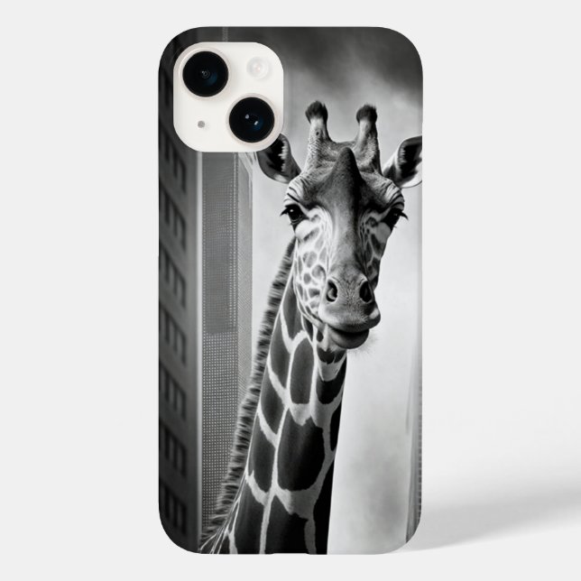 Giraffe in einem Stadtbild Case-Mate iPhone 14 Hülle (Rückseite)