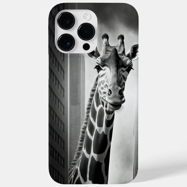 Giraffe in einem Stadtbild Case-Mate iPhone 14 Pro Max Hülle (Rückseite)
