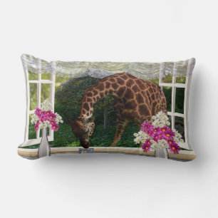 Giraffe in meiner Witwe, Lumbalkissen Lendenkissen