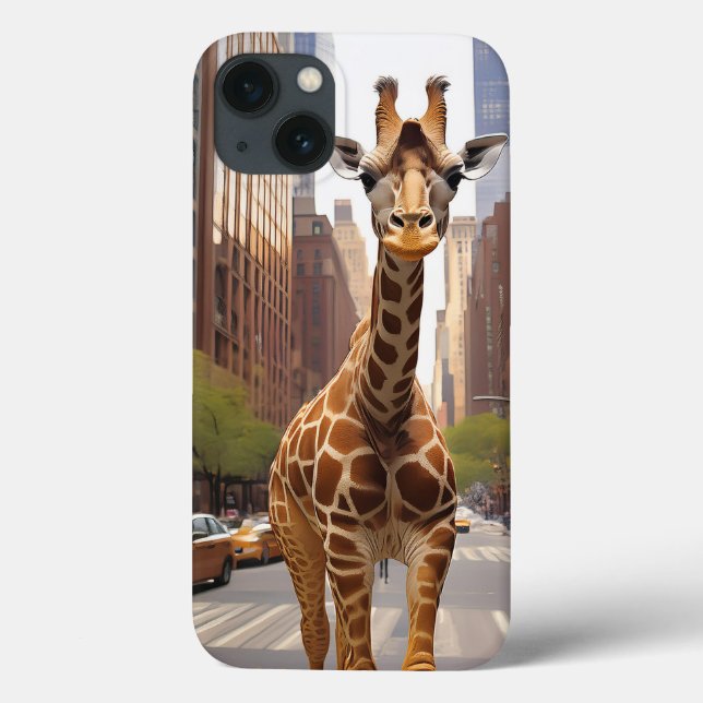 Giraffe in NYC Case-Mate iPhone Hülle (Rückseite)