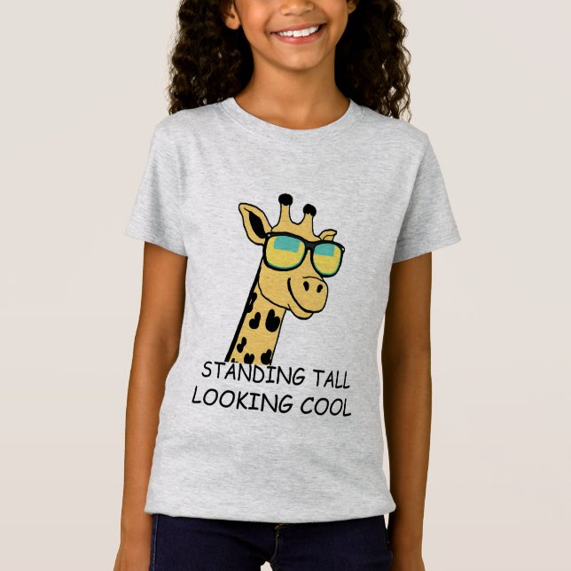 Giraffe in Sonnenbrille T-Shirt (Vorderseite)