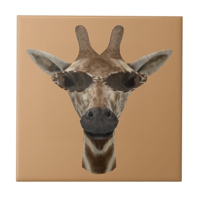 Giraffe Incognito Fliese (Vorderseite)
