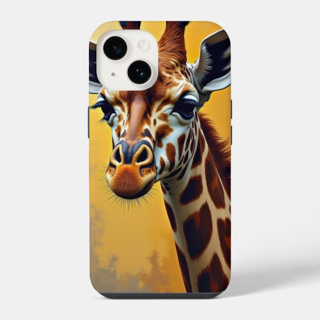Giraffe iPhone 14 Hülle (Rückseite)