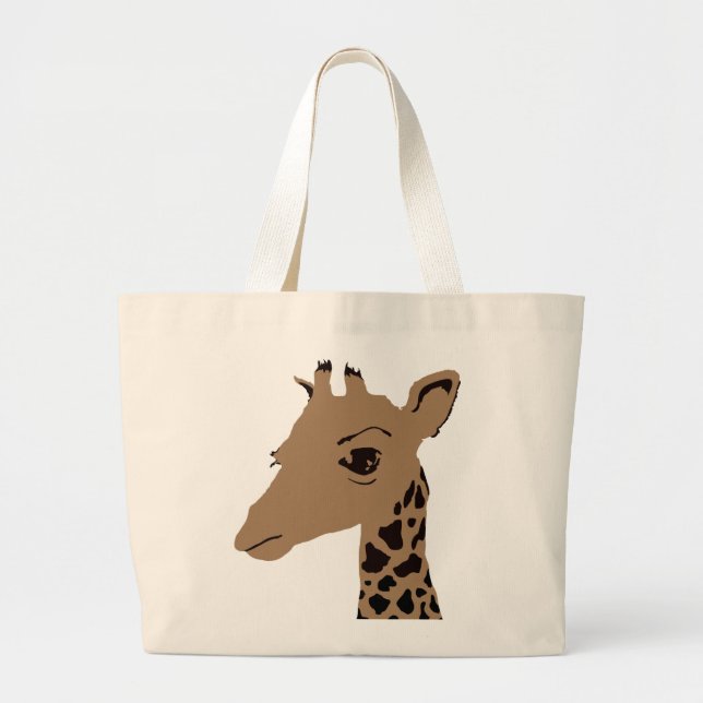 Giraffe Jumbo Stoffbeutel (Vorne)