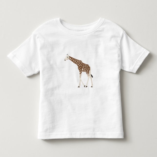 Giraffe Jungle Safari Tier Kleinkind T-shirt (Vorderseite)