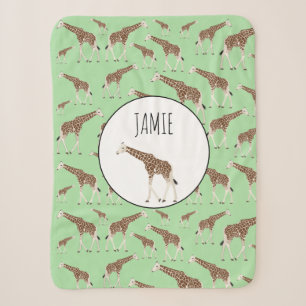 Giraffe Jungle Safari Tier Sherpadecke