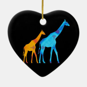 Giraffe Keramik Ornament
