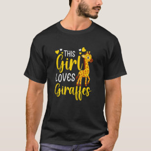 Giraffe Kids Niedlich dieses Mädchen Lieben Giraff T-Shirt