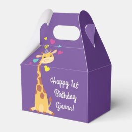 Giraffe Kindergeburtstag Party Niedlich Geschenkschachtel