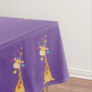 Giraffe Kindergeburtstag Party Niedlich Tischdecke