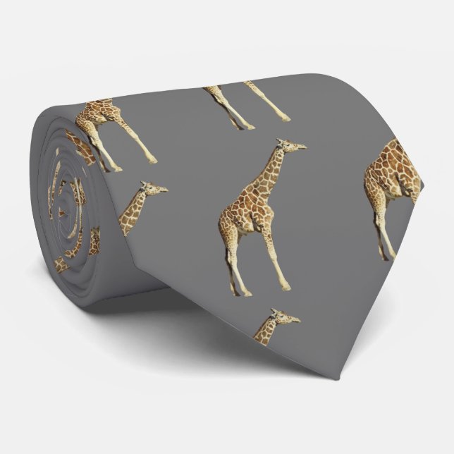 Giraffe Krawatte (Gerollt)