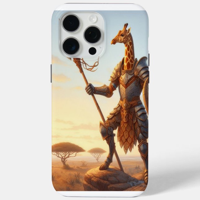 Giraffe-Krieger Case-Mate iPhone Hülle (Rückseite)