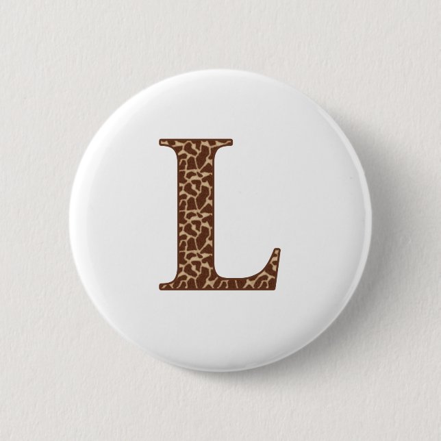 Giraffe L Button (Vorderseite)