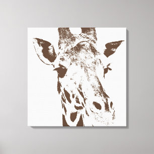 Giraffe Leinwanddruck