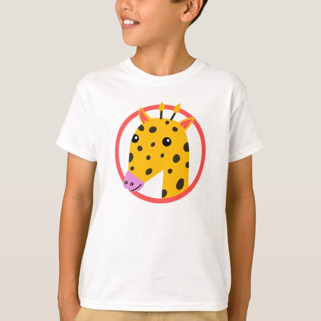 Giraffe 🦒 Liebhaber Kinder T Shirt (Vorderseite)