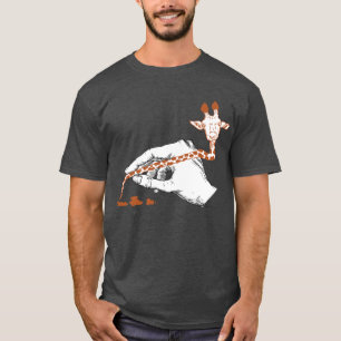 Giraffe-like Pens: Schreib groß, lache hart! T-Shirt