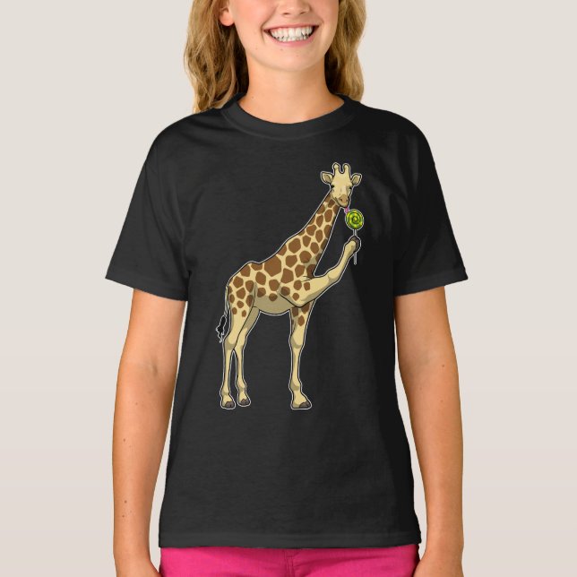 Giraffe Lollipop T-Shirt (Vorderseite)