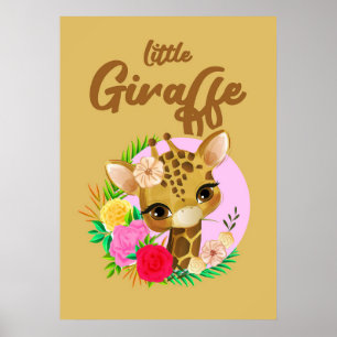 Giraffe Lover Giraffes Africa Poster