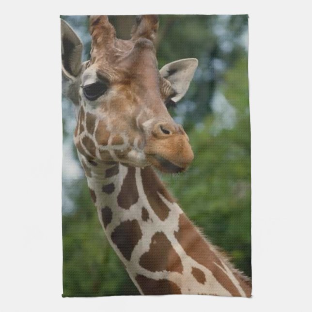 Giraffe Lovers Kunstgeschenke Geschirrtuch (Vertikal)
