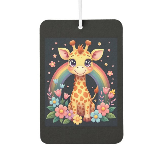 Giraffe Lovers T-Shirt Autolufterfrischer (Vorderseite)